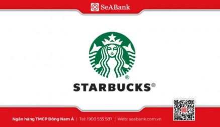 Chương trình ưu đãi tại Starbuck cùng thẻ SeABank Visa