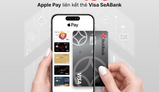 Chương trình ưu đãi hoàn tiền cho chủ thẻ tín dụng SeABank Visa thanh toán qua ApplePay